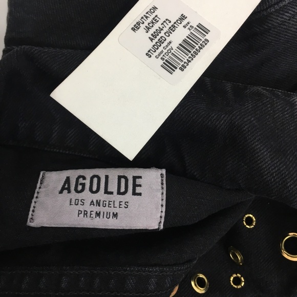 Agolde Reputation Studded Overtone Jacket - Picture 14 of 16